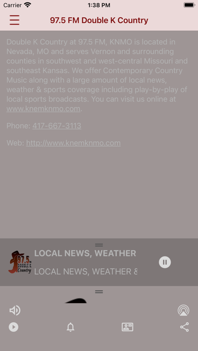 Screenshot #3 pour 97.5 FM, KNMO Double K Country