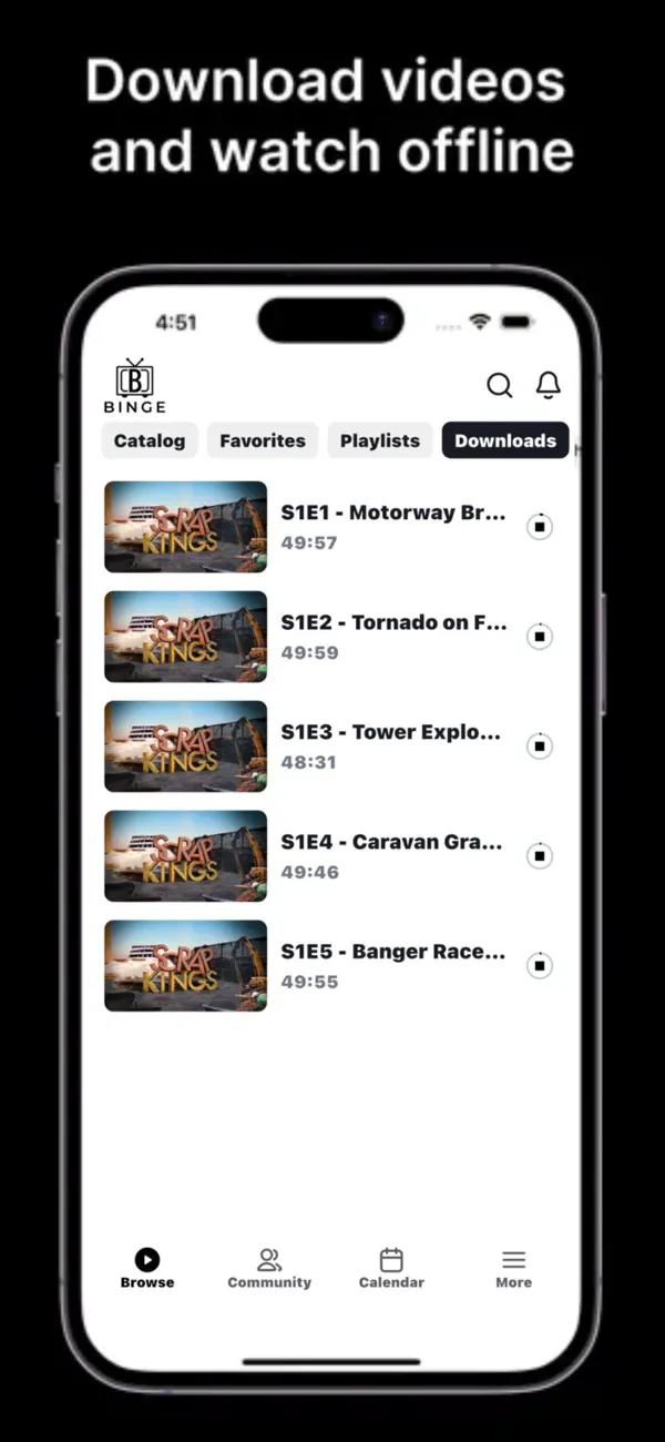 Screenshot #2 pour BINGE Movies & TV