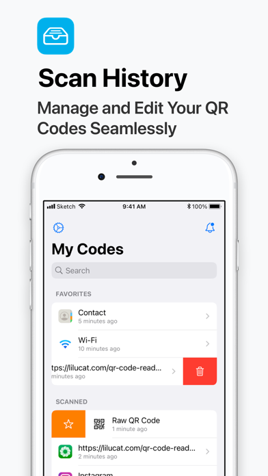 QR Code Reader iPhone screenshot 6 - Utilities app