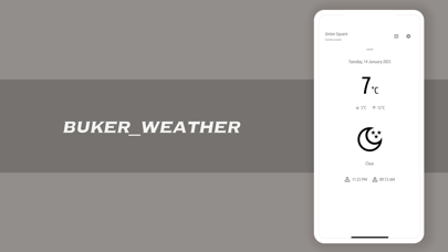 Screenshot #1 pour BukerWeather