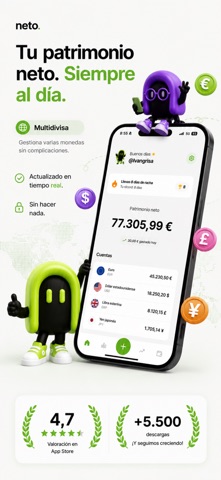 Neto: Finanzas y Patrimonio iPhone screenshot 6