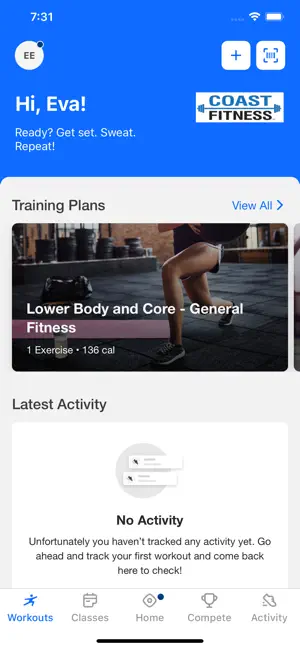 Coast Fitness. screenshot 2
