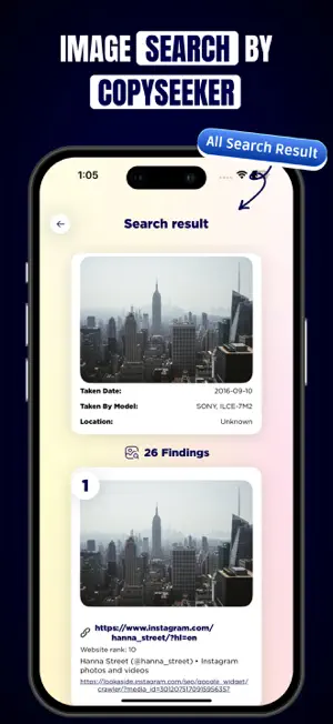 Image search by Copyseeker screenshot 4
