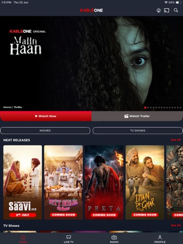 KableOne - Home of Punjabi OTT iPad screenshot 1