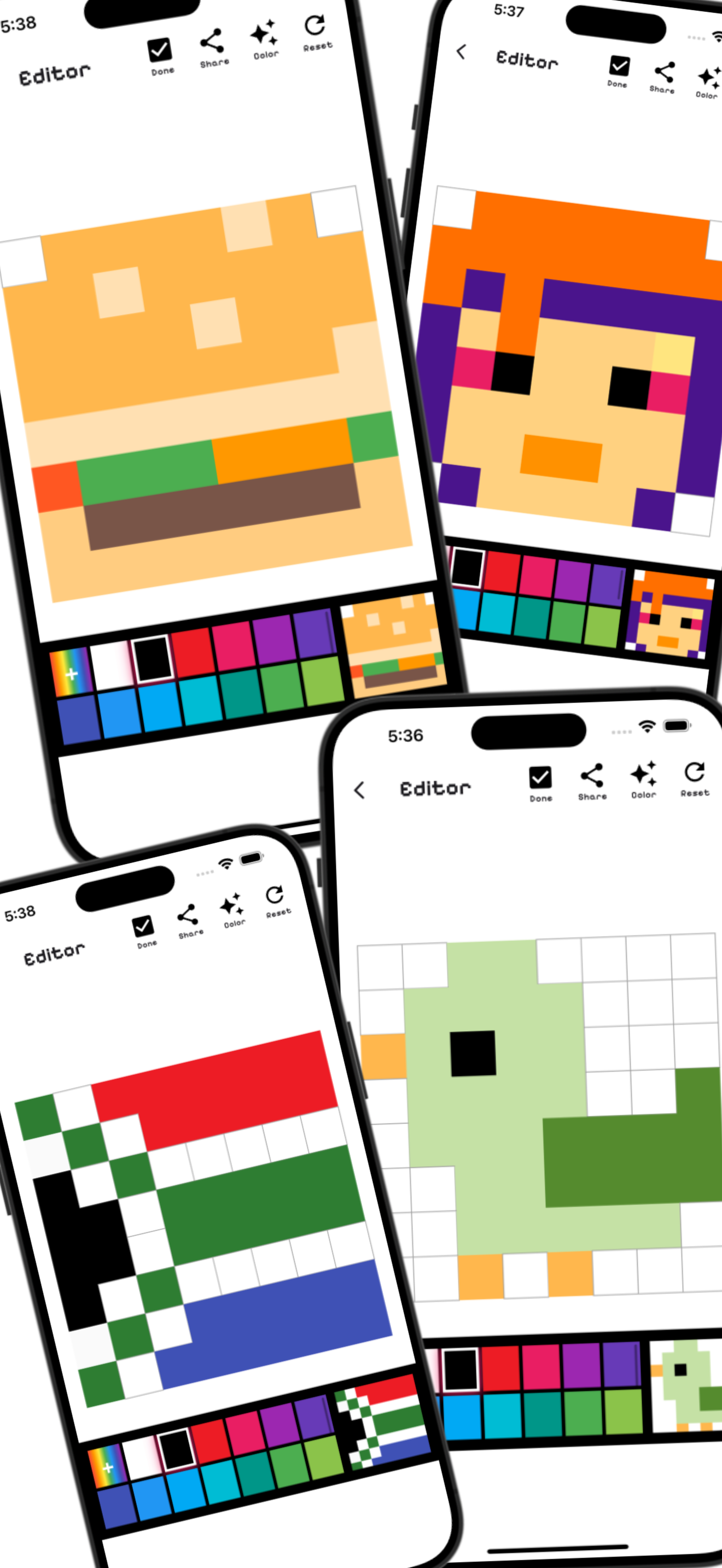 Block Art Color PixelArt Photo screenshot 4