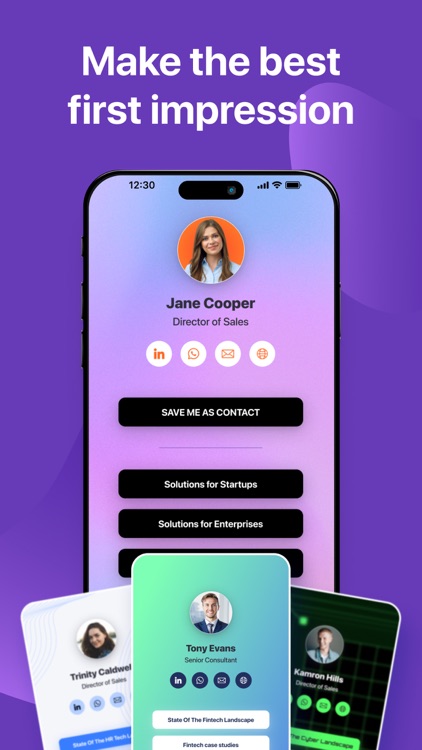 inperson digital business card