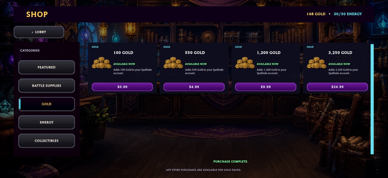 Screenshot 2 of Spellvale: Word RPG