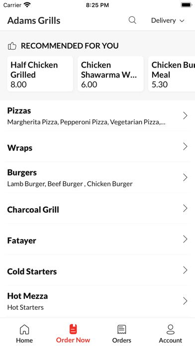 Adams Grills Screenshot