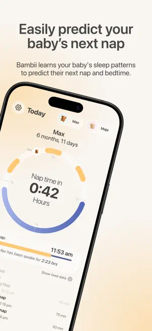 Bambii: Baby Sleep & Feeding screenshot 2