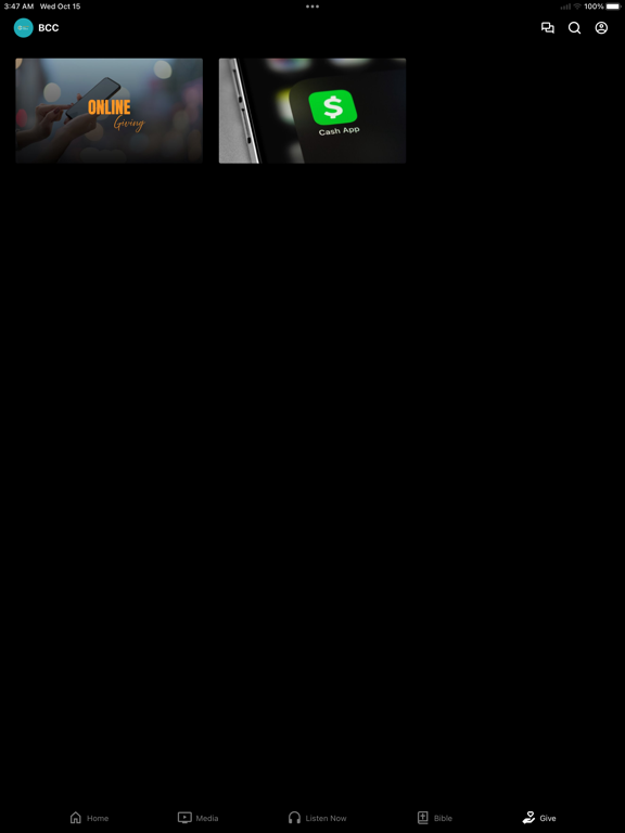 Believers City Church iPad screenshot 4 - Education app