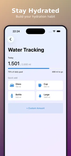 Lifary – Tasks, Notes & Water screenshot 4
