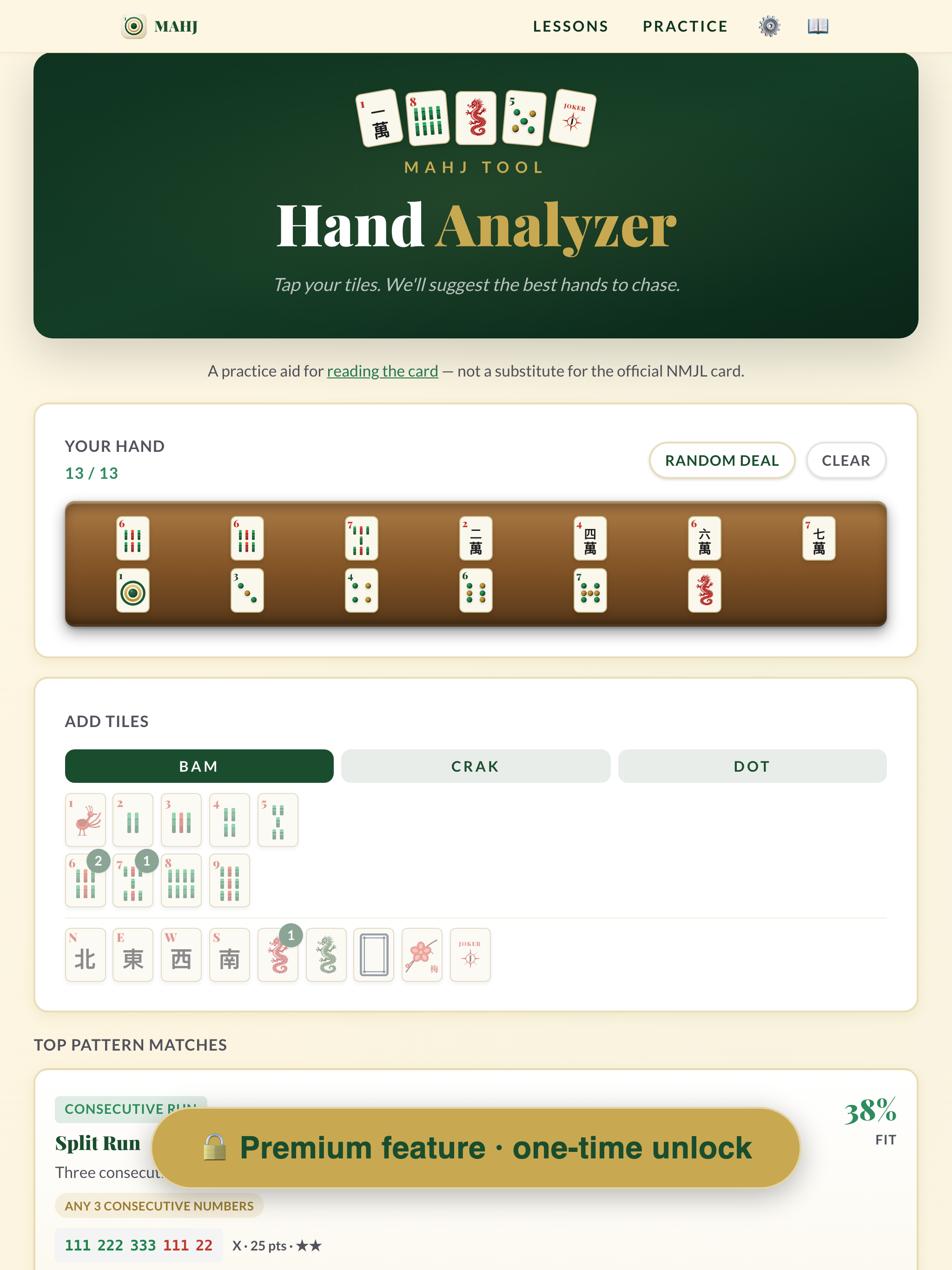 MAHJ: Learn American Mahjong screenshot 12