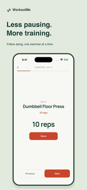 WorkoutMe screenshot 3