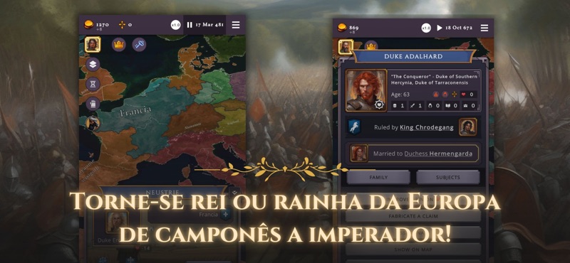 Clovis Medieval Estratégia RPG screenshot 5