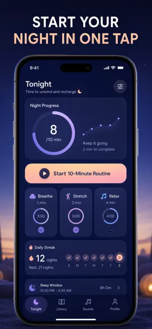 Wind Down: Bedtime Routine screenshot 1