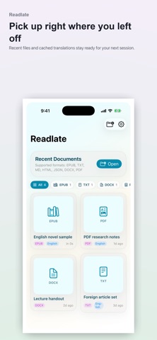 Readlate: EPUB Translator Screenshot 2 of 4