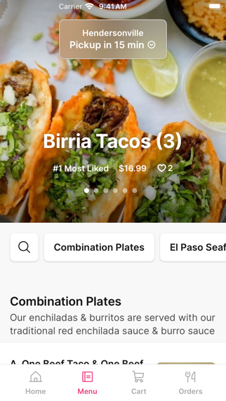 Screenshot 2 of El Paso Tacos & Tequila App