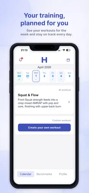 HomeWOD Training screenshot 1