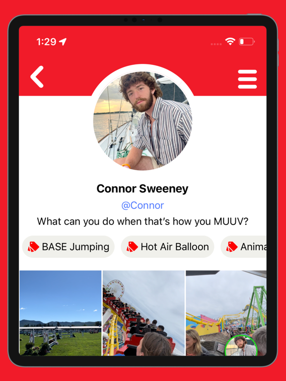 MUUVS iPad screenshot 1 - Lifestyle app