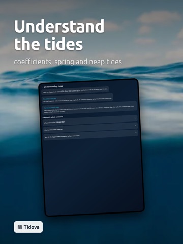 Tidova: Tides Fishing & Beach iPad screenshot