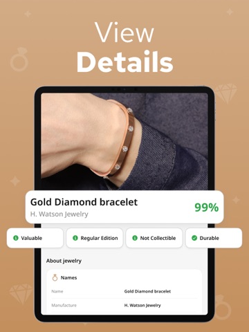Jewelry Identifier – Caratum iPad screenshot