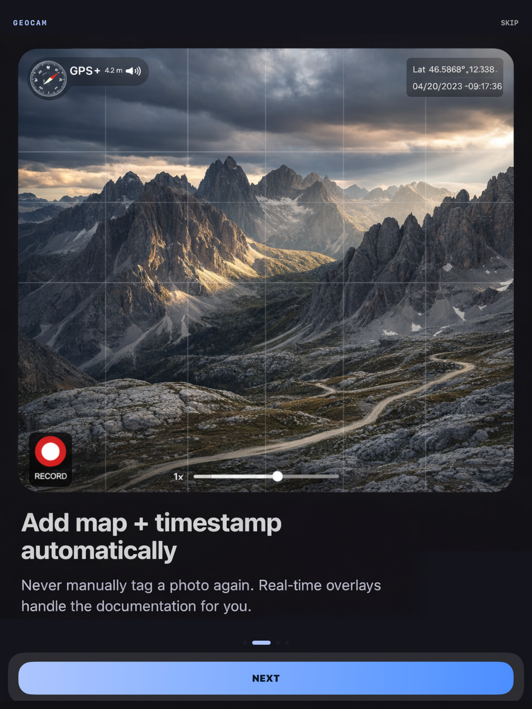 GeoCam: GPS Location Camera