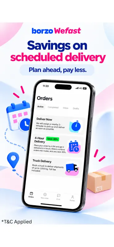 Borzo: Courier Delivery 24x7 screenshot 6 of 7