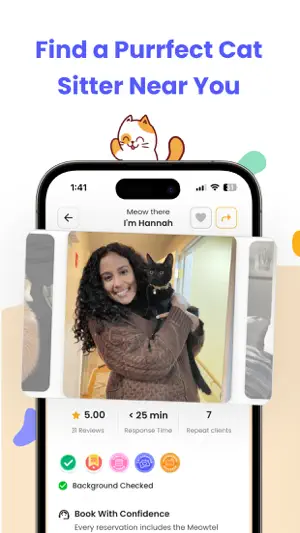 Meowtel: In-Home Cat Sitting screenshot 1