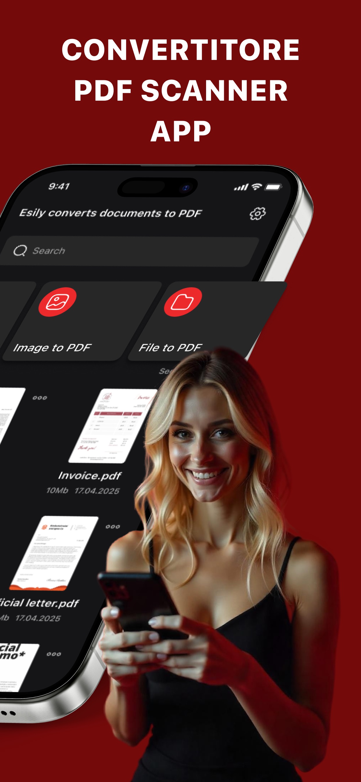 Convertitore PDF: Reader, Scan screenshot 2