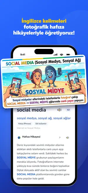 Flaş İngilizce: Kelime Ezberle screenshot 1