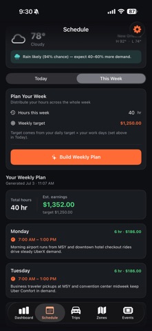 Aura Metric: Rideshare Tool Screenshot 3 of 6