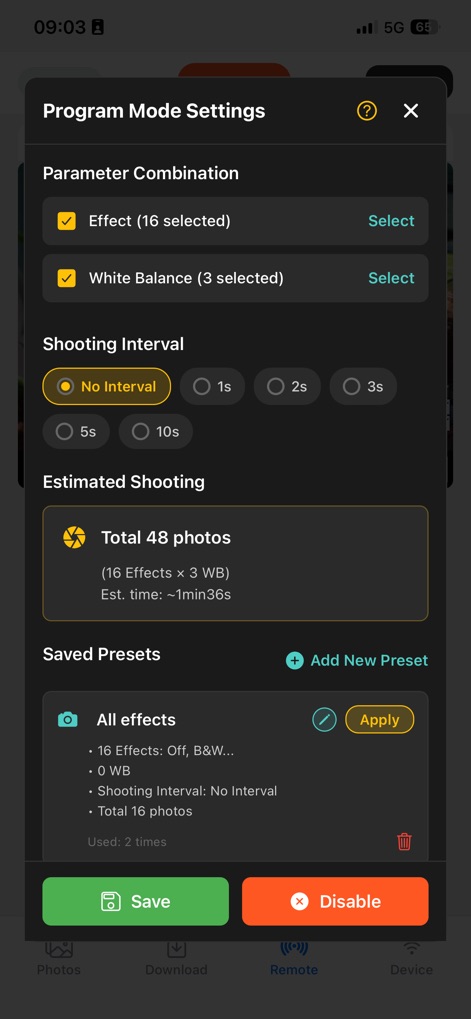 Smart Photo Sync - smart-photo-sync-program-mode-settings