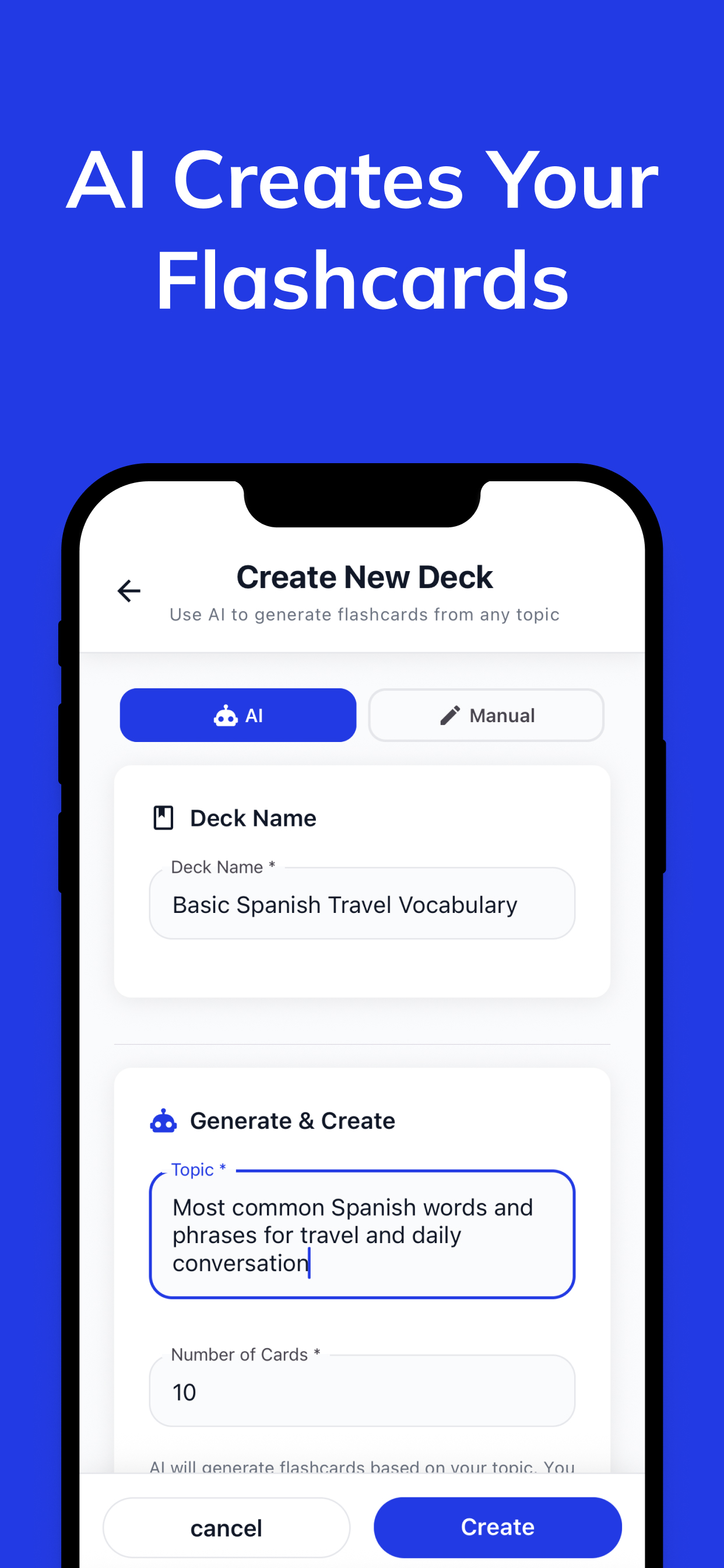 Flashi - AI Flashcards & Quiz screenshot 2