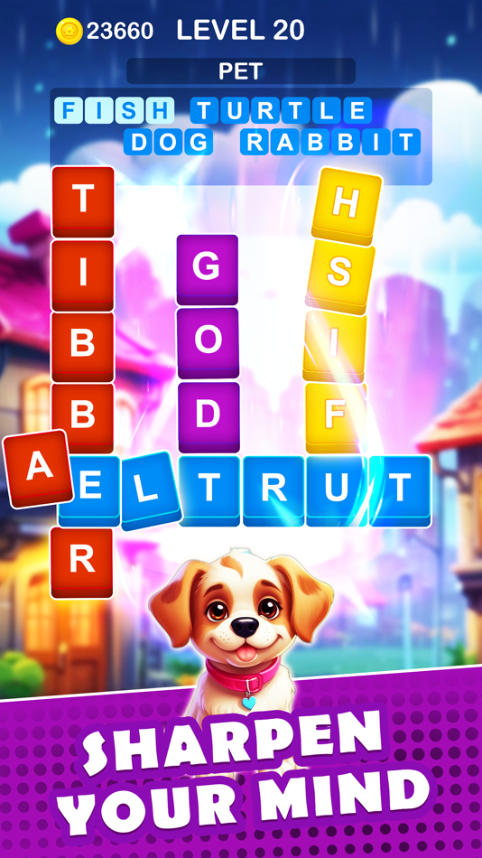 #5. Hidden Words - Puzzles Game (iOS) 由: Smit Sabhadiya