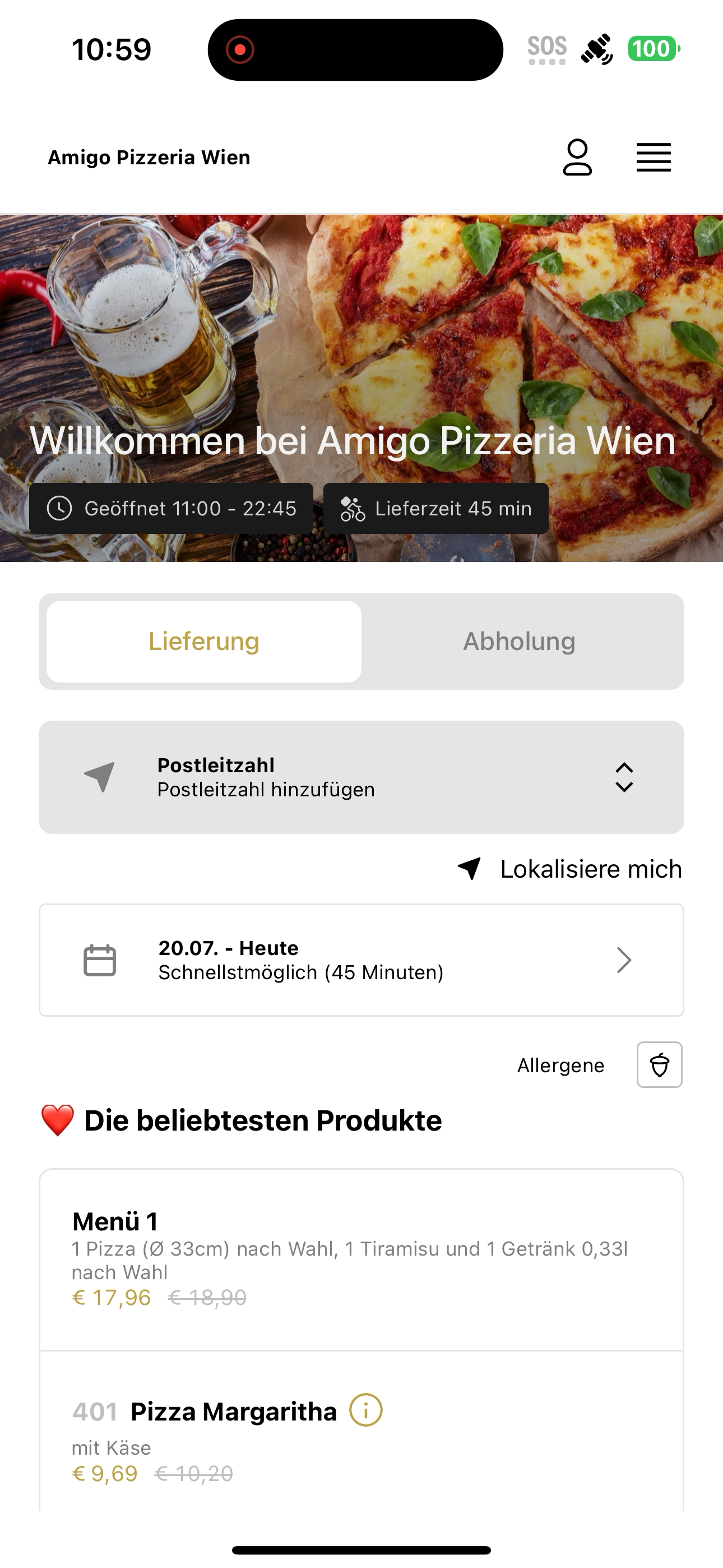 Amigo Pizzeria Wien screenshot 5