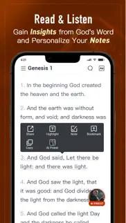 holy bible, kjv bible + audio iphone screenshot 3