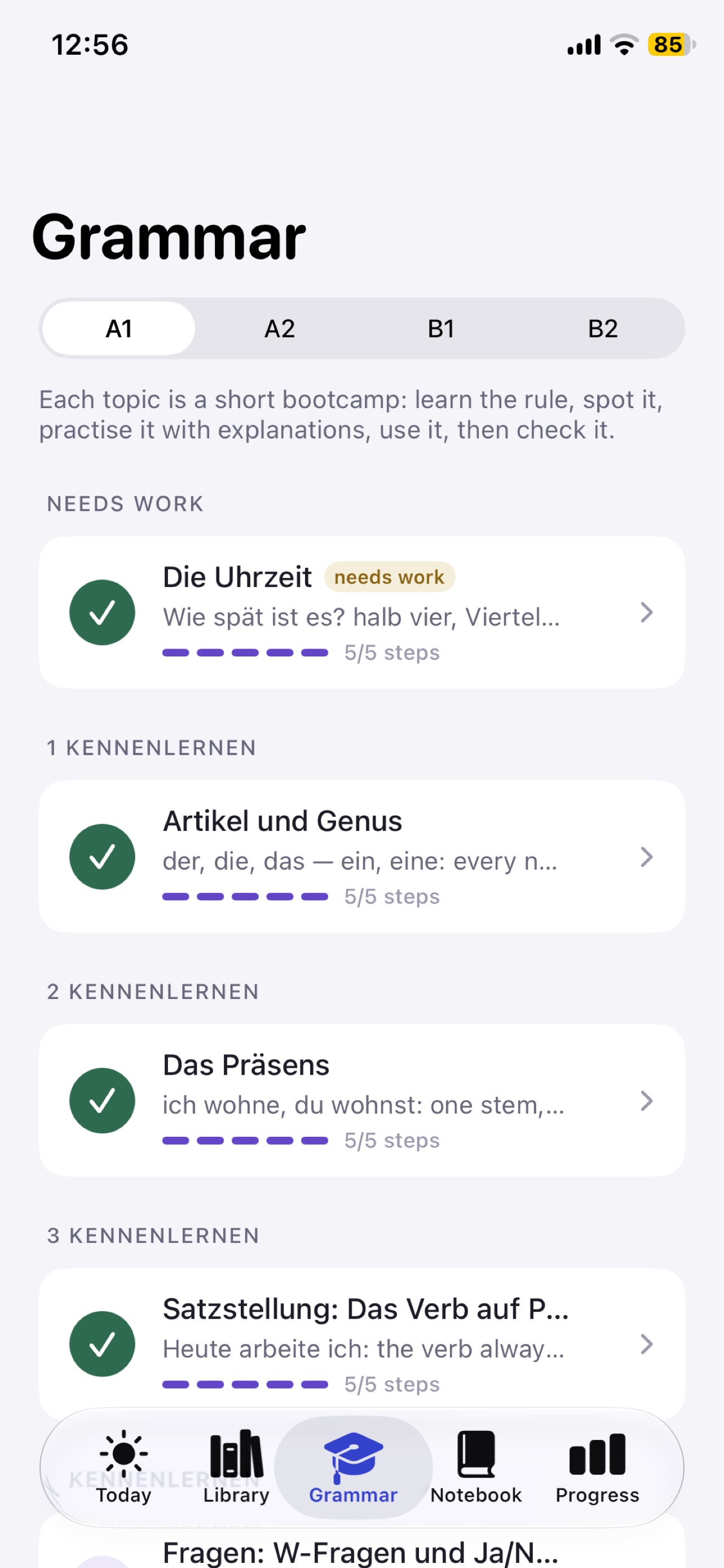 Screenshot 5 of Gipfel: Learn German