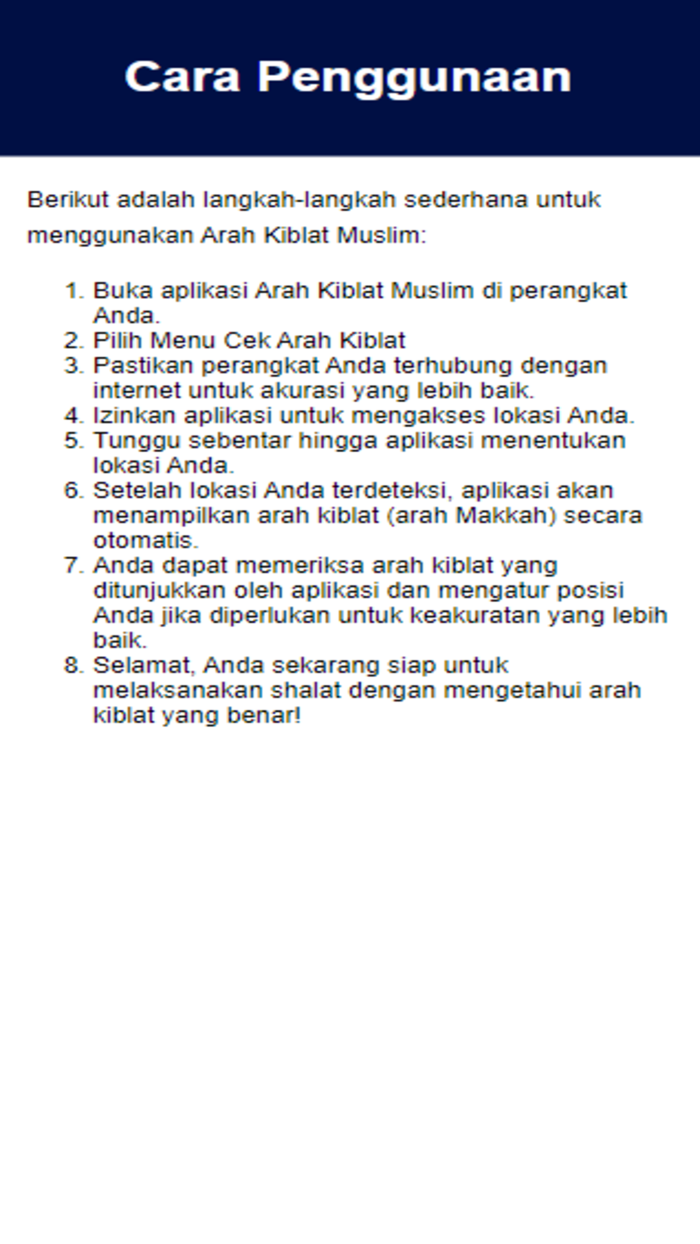 Arah Kiblat Muslim