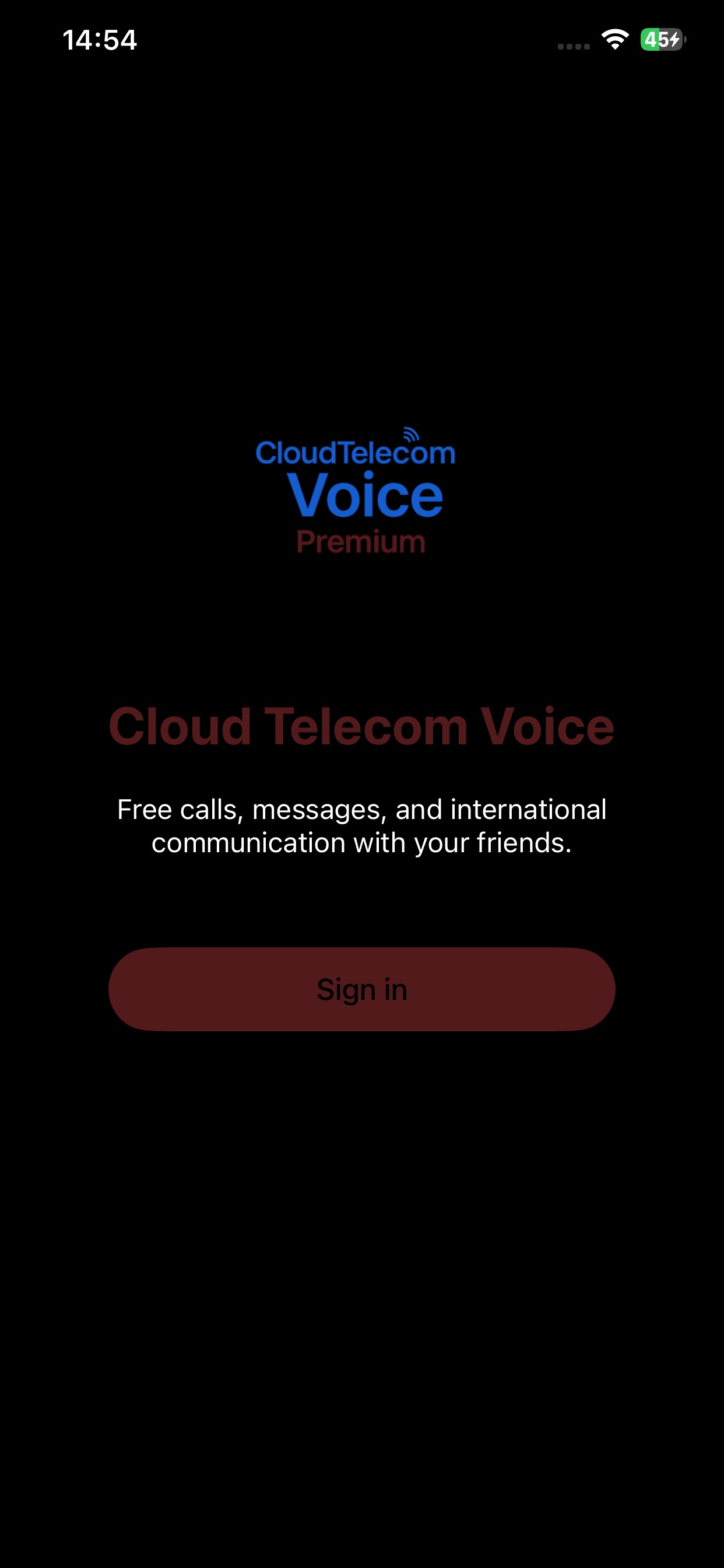 Screenshot 1 of Cloud Telecom Voice