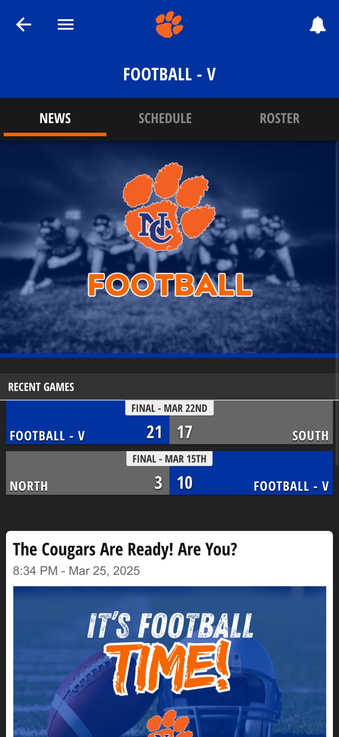 Newton County Cougars screenshot 5
