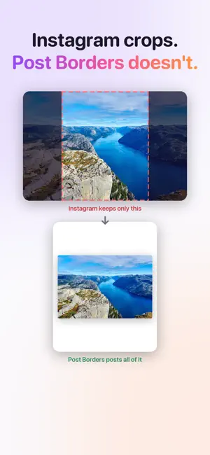 Post Borders - No Crop screenshot 1