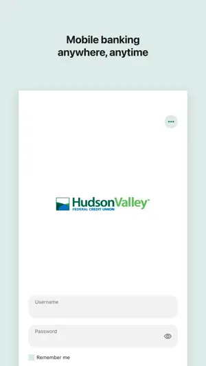Hudson Valley CU Mobile screenshot 1