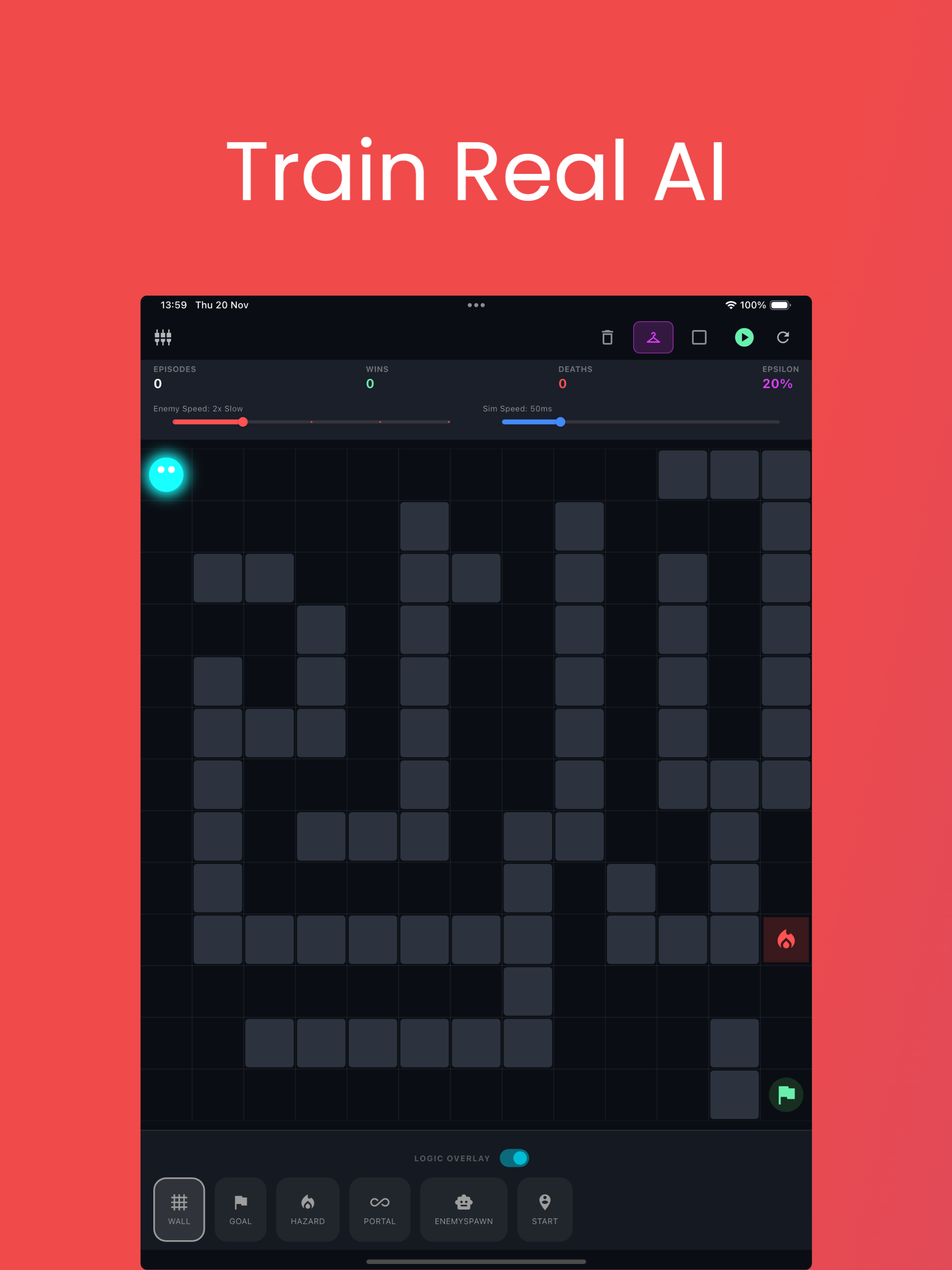 NeuroNav: AI Pathfinding Game