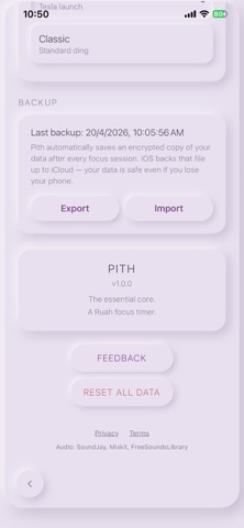 Pith: Focus & Flow Screenshot 5 of 10