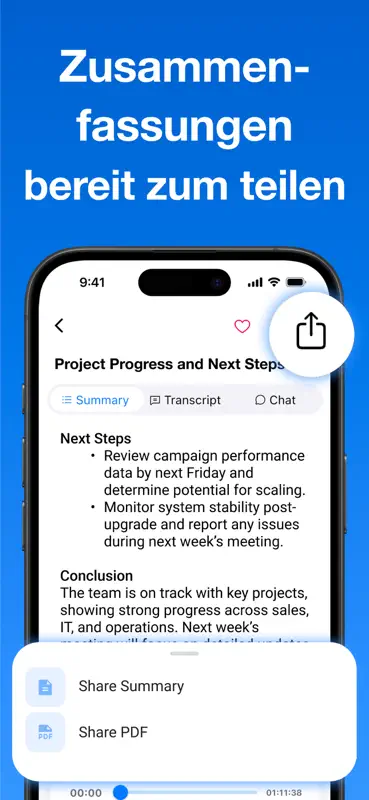Summary - KI-Notizen screenshot 5 of 9