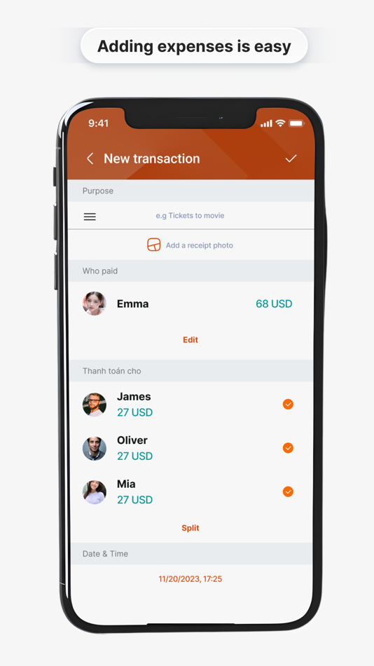 #4. Group Expense - Fair Split (iOS) Podle: Dat Nguyen Hoang