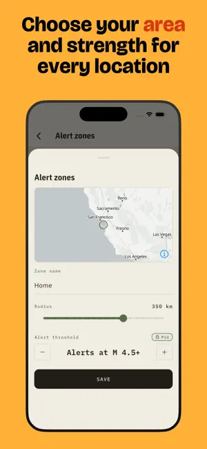 Earthquake Alerts: Seismaro screenshot 4