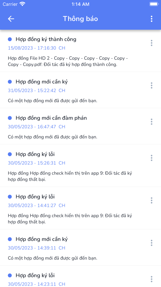 #6. eContract (iOS) By: Vietnam Posts and Telecommunications Group