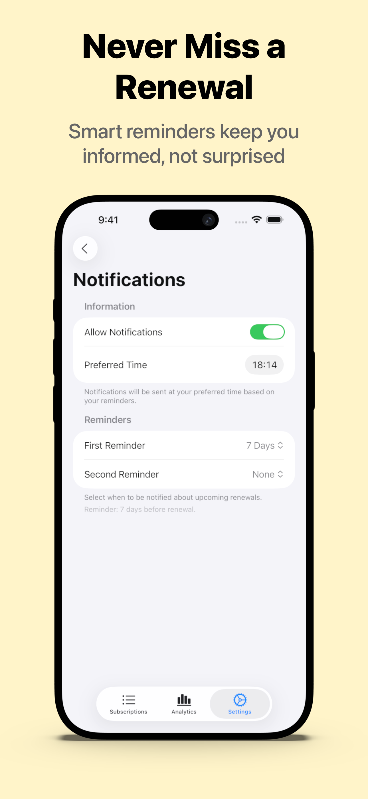 Subwise: Subscription Tracker