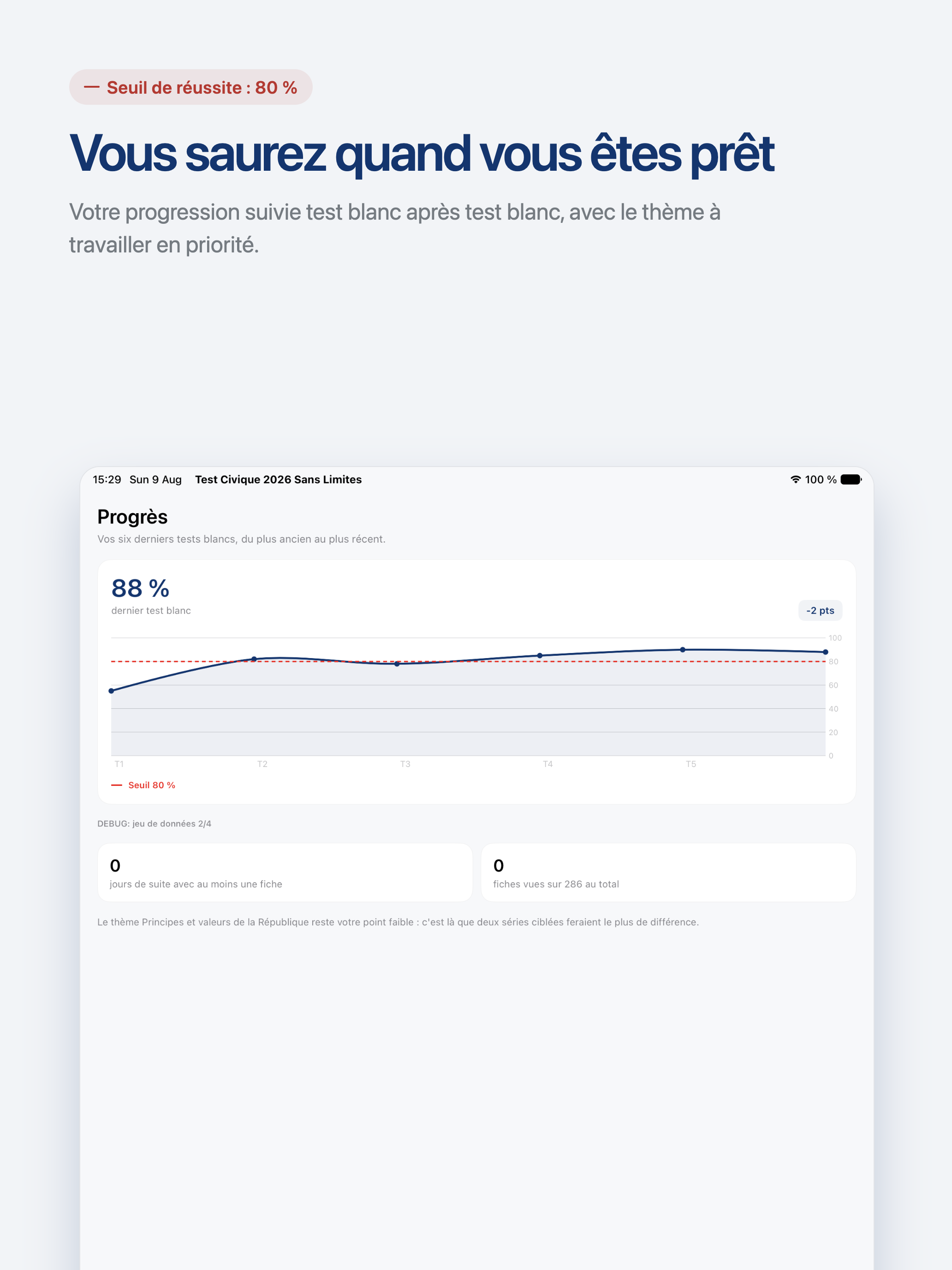 Test Civique 2026 Sans Limites screenshot 9
